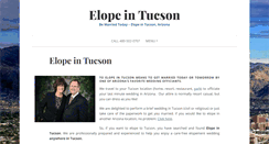 Desktop Screenshot of elopeintucson.com